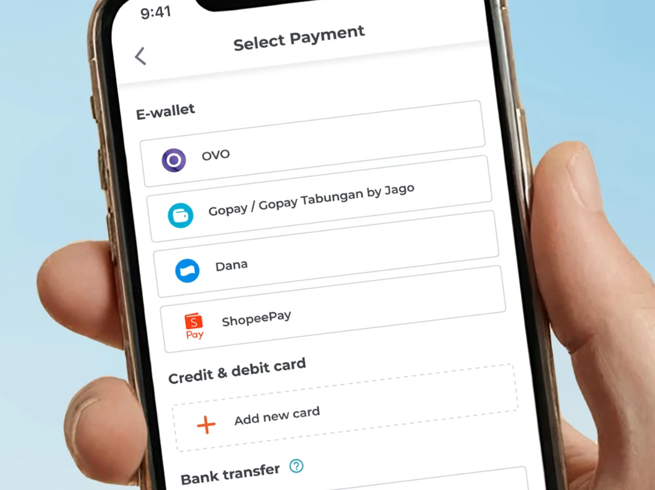 HappyFresh payment platform illustration
